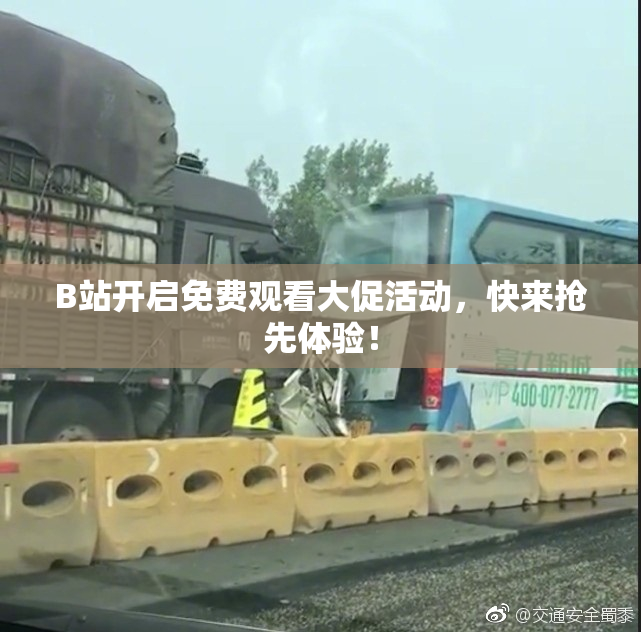 B站开启免费观看大促活动，快来抢先体验！