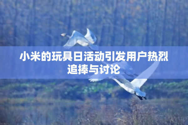 小米的玩具日活动引发用户热烈追捧与讨论