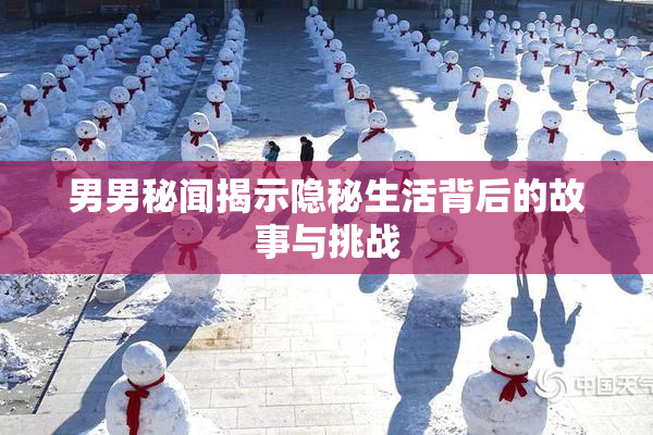 男男秘闻揭示隐秘生活背后的故事与挑战