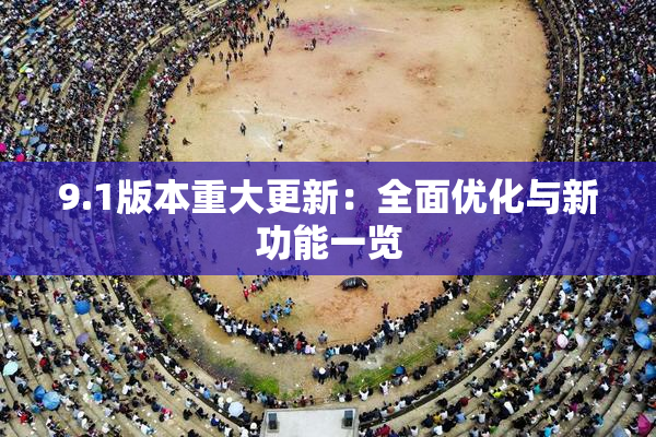 9.1版本重大更新：全面优化与新功能一览