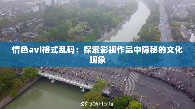 情色avi格式乱码：探索影视作品中隐秘的文化现象