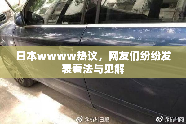 日本wwww热议，网友们纷纷发表看法与见解