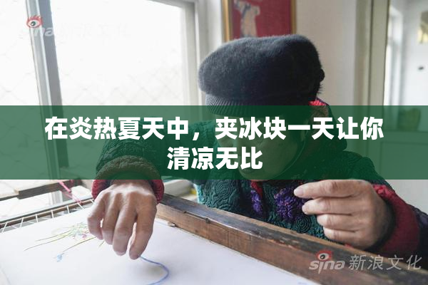 在炎热夏天中，夹冰块一天让你清凉无比
