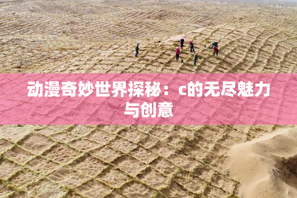 动漫奇妙世界探秘：c的无尽魅力与创意