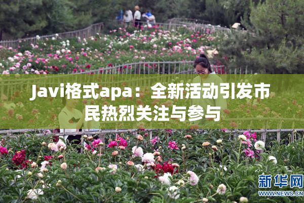 Javi格式apa：全新活动引发市民热烈关注与参与