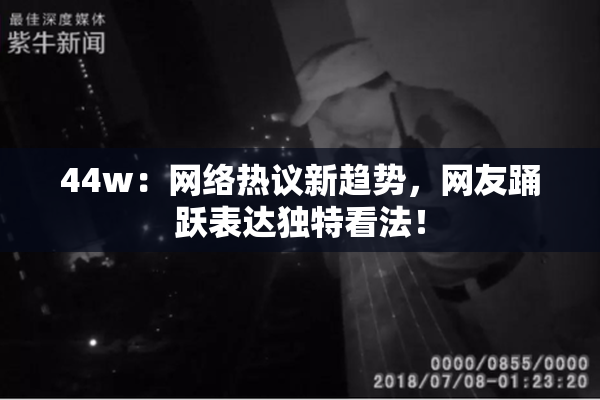 44w：网络热议新趋势，网友踊跃表达独特看法！