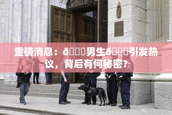 重磅消息：🔞男生🍆引发热议，背后有何秘密？