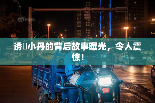 诱奷小丹的背后故事曝光，令人震惊！
