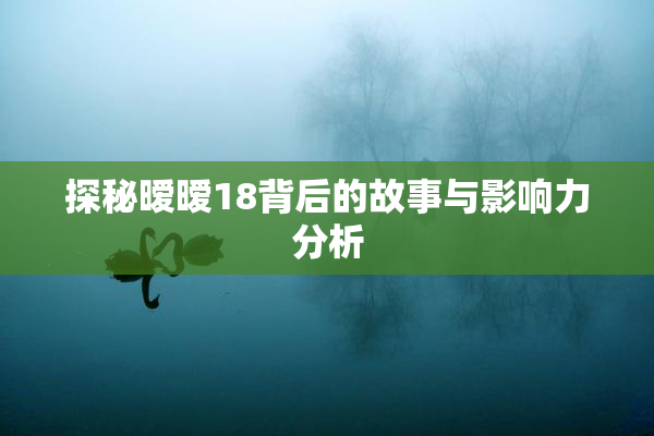 探秘暧暧18背后的故事与影响力分析