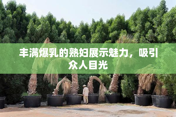 丰满爆乳的熟妇展示魅力，吸引众人目光