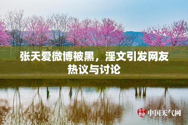 张天爱微博被黑，淫文引发网友热议与讨论
