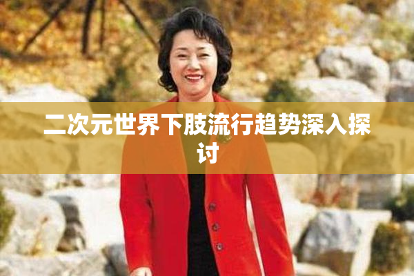 二次元世界下肢流行趋势深入探讨