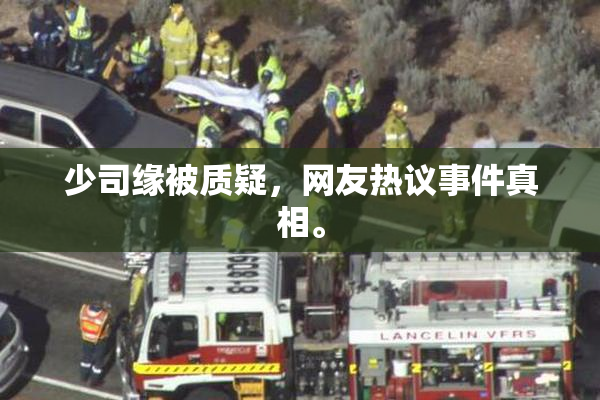 少司缘被质疑，网友热议事件真相。