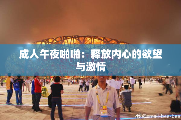成人午夜啪啪：释放内心的欲望与激情