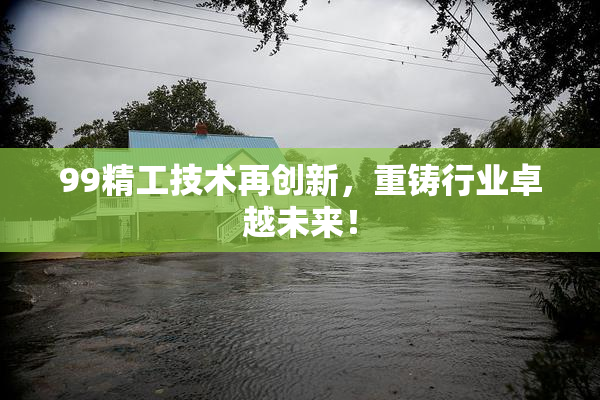 99精工技术再创新，重铸行业卓越未来！