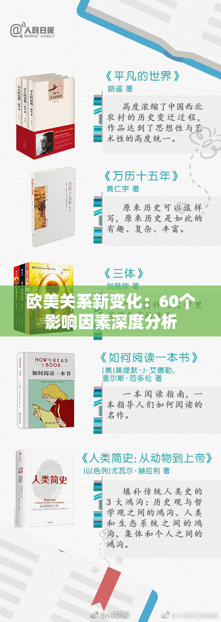 欧美关系新变化：60个影响因素深度分析