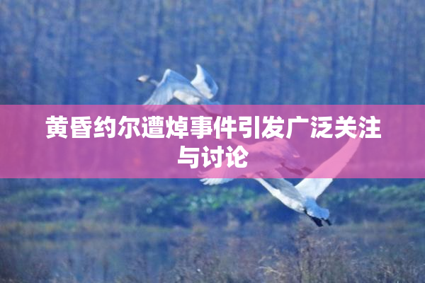 黄昏约尔遭焯事件引发广泛关注与讨论