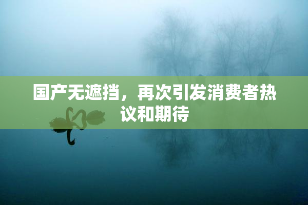 国产无遮挡，再次引发消费者热议和期待