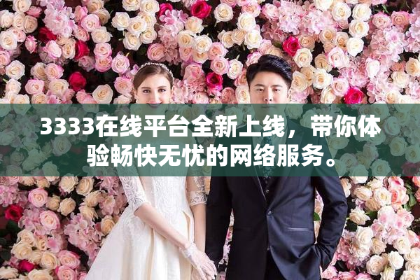3333在线平台全新上线，带你体验畅快无忧的网络服务。
