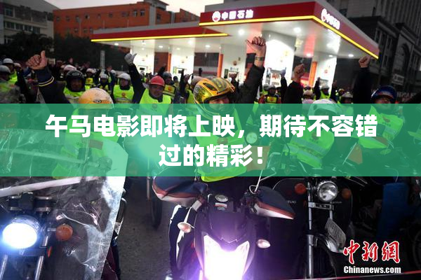 午马电影即将上映，期待不容错过的精彩！