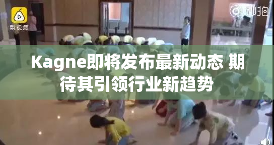 Kagne即将发布最新动态 期待其引领行业新趋势