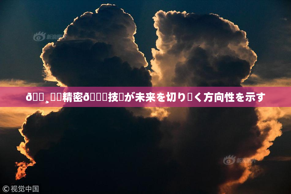 🌸‌✿精密🍑技術が未来を切り開く方向性を示す