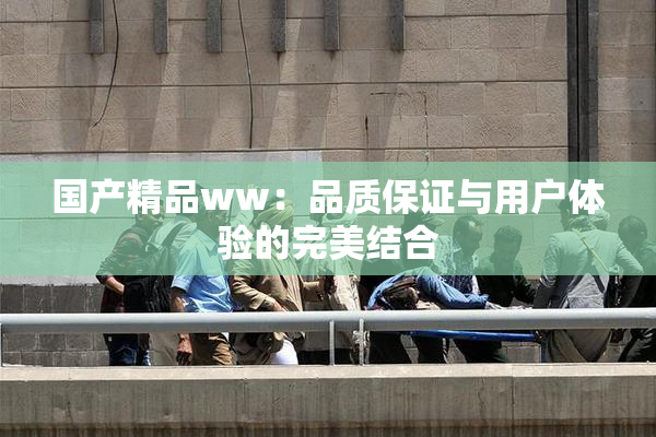 国产精品ww：品质保证与用户体验的完美结合