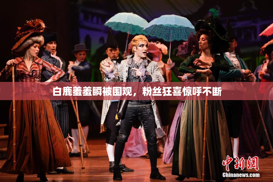 白鹿羞羞瞬被围观，粉丝狂喜惊呼不断