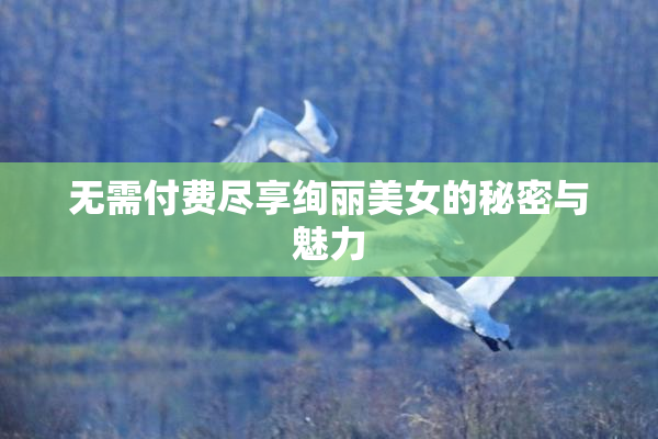 无需付费尽享绚丽美女的秘密与魅力