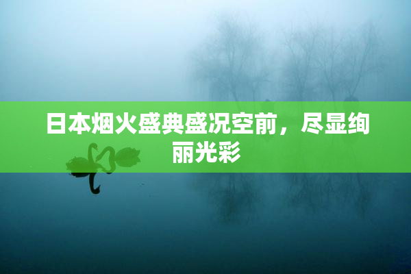 日本烟火盛典盛况空前，尽显绚丽光彩