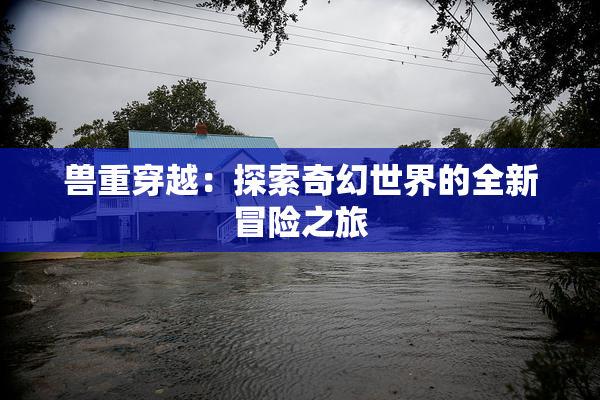兽重穿越：探索奇幻世界的全新冒险之旅