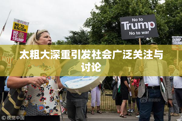 太粗大深重引发社会广泛关注与讨论