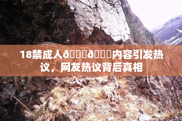 18禁成人🍆🍑内容引发热议，网友热议背后真相
