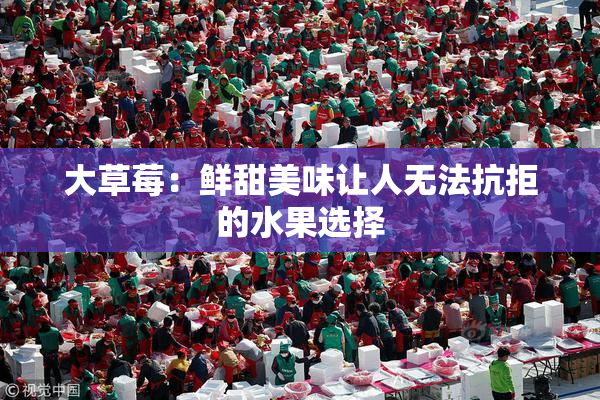 大草莓：鲜甜美味让人无法抗拒的水果选择