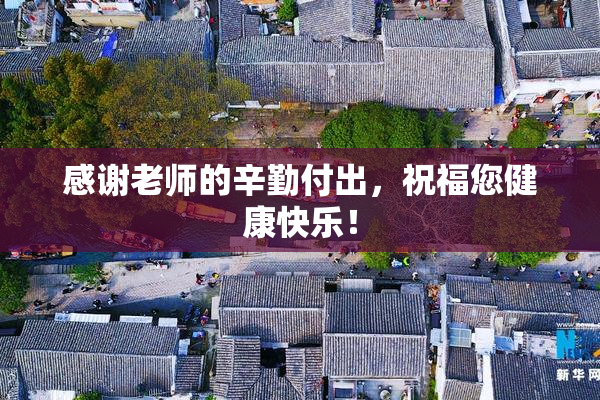 感谢老师的辛勤付出，祝福您健康快乐！