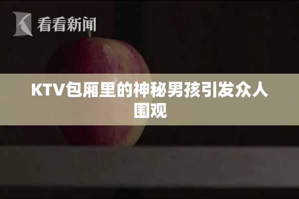 KTV包厢里的神秘男孩引发众人围观