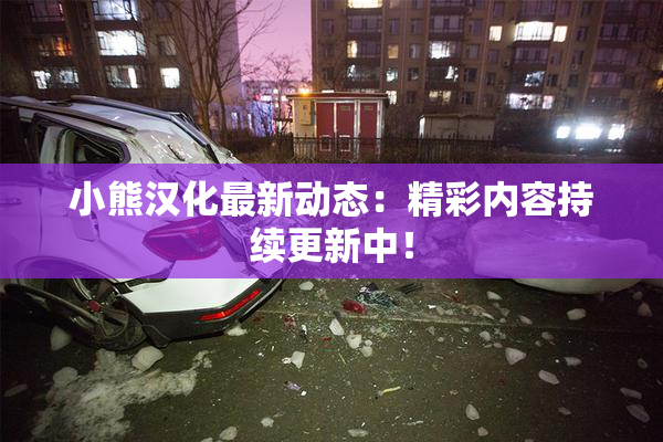 小熊汉化最新动态：精彩内容持续更新中！