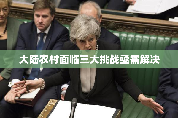 大陆农村面临三大挑战亟需解决