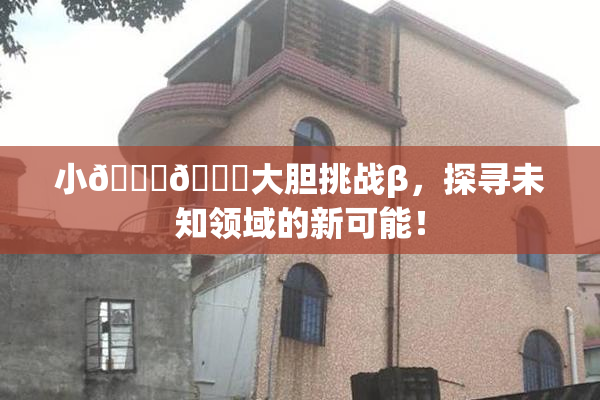 小🐔🐔大胆挑战β，探寻未知领域的新可能！