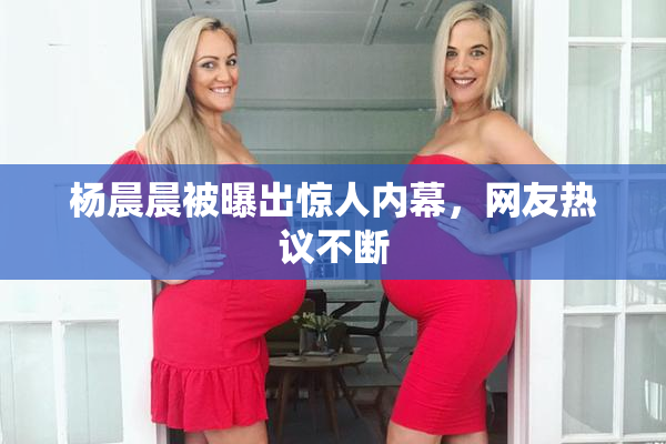 杨晨晨被曝出惊人内幕，网友热议不断