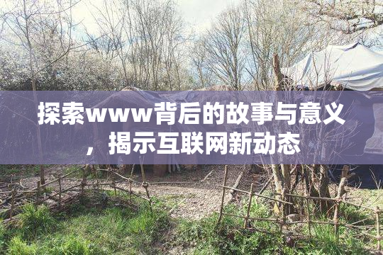 探索www背后的故事与意义，揭示互联网新动态