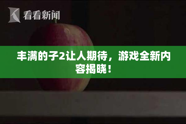 丰满的子2让人期待，游戏全新内容揭晓！