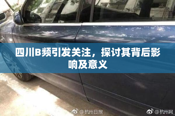 四川B频引发关注，探讨其背后影响及意义