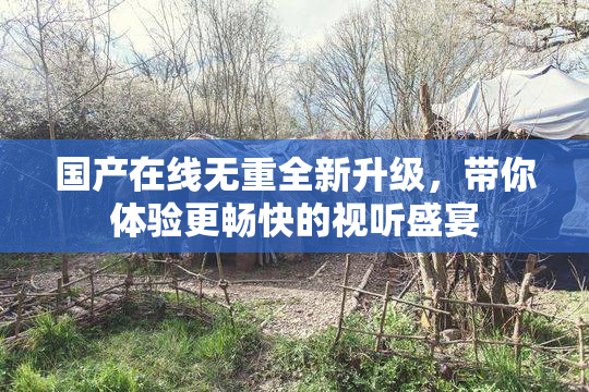国产在线无重全新升级，带你体验更畅快的视听盛宴