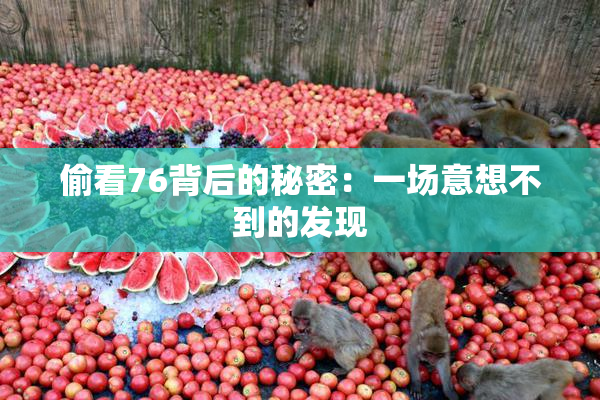 偷看76背后的秘密：一场意想不到的发现