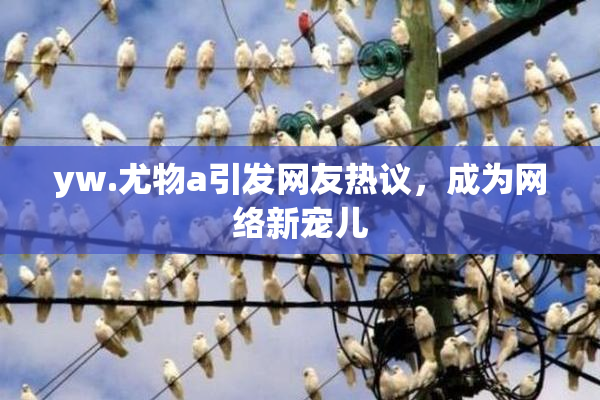 yw.尤物a引发网友热议，成为网络新宠儿