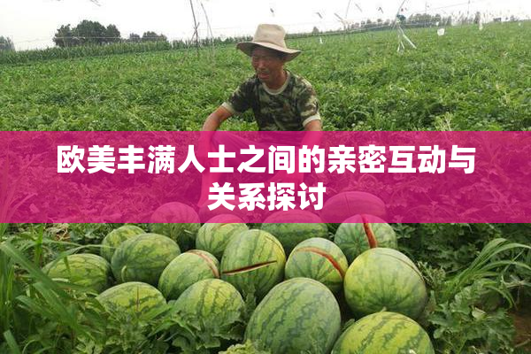 欧美丰满人士之间的亲密互动与关系探讨