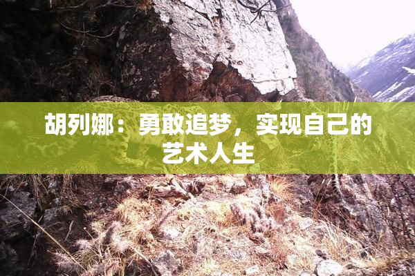 胡列娜：勇敢追梦，实现自己的艺术人生