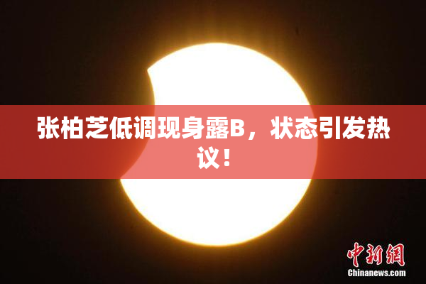 张柏芝低调现身露B，状态引发热议！