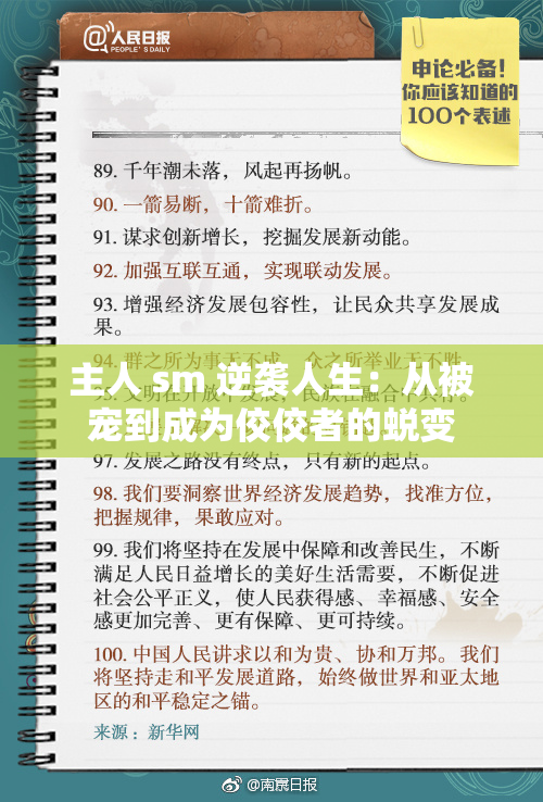 主人 sm 逆袭人生：从被宠到成为佼佼者的蜕变